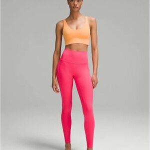 NWT Lululemon 28” Align leggings in size 6 Lip Gloss